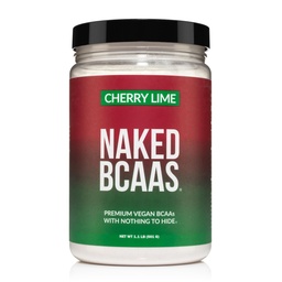 NAKED Cherry Lime BCAAs Amino Acids Powder, 100% Pure 2:1:1 Formula, Vegan Branched Chain Amino Acids, Instantized All Natural BCAA Powder Supplement - 501 Grams, 34 Servings