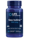 Life Extension Sea-IodineTM, kelp ושלפוחית השתן של Iodine, תומך רמות בריאות של מזון חיוני זה לבריאות Thyroid ומעבר, non-GMO, Gluten-Free, Vegetarian, 60 קפסולות