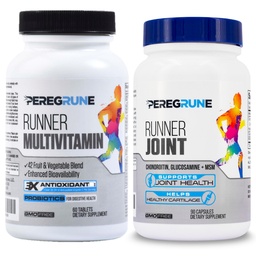 runner Multivitamin & Joint Support Supplement - Antioxidants, ויטמין B Complex, Probiotics for Health, Energy, Endurance, Recovery - Glucosamine Chondroitin, MSM - GMP ריצה תוספי מזון