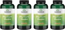 Swanson Psyllium Husk Dietary סיבים תוספי 610 מ"ג 300 קפסולות - (4 Pack)