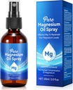 Generic Magnesium Oil Spray, Pure Magnesium Oil Spray for Feet, Nourish Skin and Promote Sleep, Topical Magnesium Oil 2 Fl.Oz.