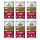 OrganIC INDIA Whole Psyllium Husk אבקת אורגני - Psyllium Husk סיבים תוספת, תמיכה עיכול, טבעוני, Gluten-Free, non-GMO, Soluble & Insolublefi Source - 12 oz Canister, 6 Packion תמיכה, 6 Packion תמיכה, 6 Packion Support, Gluten-Free, non-GMO, Soluble & Insolublefi Source