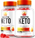 מעבדות rize (Pack of 2 Ignite Keto ACV חניכיים עבור אובדן משקל מתקדם, תוספת תזונתית (120 חניכיים)