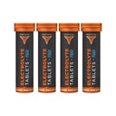 Fluid Tactical- Effervescent hydrotion Tablets, Electrolyte החלפת & Dehydration Prevention, 4 Pack, 40 שרתים (Orange Pineapple)