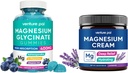 Magnesium Glycinate Gummies עם Ashwagandha, Magnesium Cream - Sleep, שריר Cramp ורגיעה
