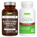 Multivitamin & מינרלים לגברים + High Absorption CoQ10 100 מ"ג 120 Softgels אנרגיה Bundle, Sustained לשחרר מתקדם Multivitamin + CoQ10 עם ויטמין E & D-Limonene, על ידי Igennus