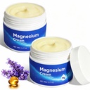 קרם מגנזיום לגוף - שמן מגנזיום לרגליים, Pure Premium Magnesium Lotion עם ויטמין E ו Almond שמן עבור שריר Soreness
