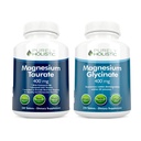 Magnesium Turate 400 מ"ג + Magnesium Glycinate 400 מ"ג - High Absorption & Highly Bioavailable - טבעוני Bundle - 270 + 270 טבליות