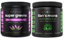 NutraChamps Super Greens Antioxidant & Lion's Mane אבקת. קטגוריה: Immunity & Fitogen Support