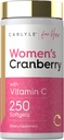 Carlyle Cranberry Pills for Women | 250 Softgels