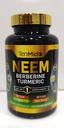 Neem Leaf תוסף - 8in1 פורמולה - בשילוב עם Berberine, Turmeric, Holy בזיל, Amla, Artichoke, Milk Thistle, ו Black Pepper - Immune Support - 120 קפסולות עבור 4 חודשים אספקת מזון