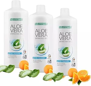 LR Lifetakt Aloe Vera שתיית גל פעיל בריאות נשים גברים שותים כל יום טיפול טבעי הגדרת 3-1000 מ"ל.