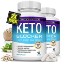 Toplux Keto Blocker Pills White Kidney Bean לחלץ - 1800 מ"ג טבעי Ketosis, תמיכה דיאטת Keto, עבור גברים, 90 קפסולות, תוספת תוסף
