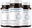 GlucoBerry Maqui Berry לחלץ עם Chromium Picolinate עבור תמיכה בבריאות הדם - עם biotin ו-התעמלותnema סילבסטר - דוקטור פורמולה 30 קפסולות, 3 Pack