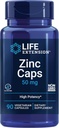 Life Extension Lysine 620mg ו- Zinc 50 מ"ג - 100 קפסולות צמחוניות ו-90 קפסולות צמחוניות