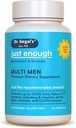 Dr. Siegal's Just Enough Multivitamins for Men - 60 קפסולות - 60 משרתות Vegetarian Multivitamin for Men כמוסות - Men's Daily Multivitamin - Mens Multivitamins & Multi מינרלים