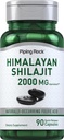 Piping Rock Shilajit קפסולות | 2000 מ"ג | 90 ספירה | ההימלאיה Fulvic Acid