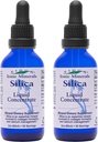 Edon נוזל Silica מינרלים ריכוז - תוספת Silica לשיער, עור וציפורים, Silica טיפות לתמוך ייצור Collagen, לא תוספת סוכר - 2 oz, 2 Pack