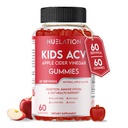 Apple Cider Vinegar Gummies לילדים, 60 משרתים. גלוטן חינם, טבעוני ו Gelatin חינם ACV חניכיים