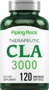Piping Rock CLA תוספים | 3000mg | Conjugated Linoleic Acid | 120 Softgels