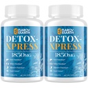 Canna ניקויse, Liver Cleanse Detox & Fix Chewable Tablets, תוספת חלב Thistle, Fast-Acting Body Detox for Women & Men, Toxin Flush for Liver, Kidney, Digestion & Metabolism, 120 טבליות