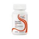מחפש ברזל בריאות עם קוצים, כמו Ferrochel Ferrous Bisglycinate, ויטמין A ו- C Cofactors, Enzymes for Optimal Iron Absorption, טבעוני וצמחוני (90 קפסולות)