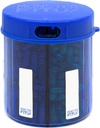 תוספת גלולת שומן, 6 השוואה, תוויות, Easy Open, Anti-Mixing, UV Protected, ויטמין חודשי, Monster Fitוניור תרופות הולדר (Cobalt Blue, Small)