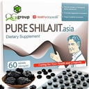 טבליות טבעיות טהורות Shilajit Analog Raw Resin Mumiyo יבש טיפות 60 טבליות - 200 מ"ג 100% תוספת ההימלאיה עם 85 + מינרלים עבור אנרגיה ומטבוליזם, תמיכה Immune - אידיאלי עבור גברים ונשים