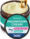 מיזם Pal Magnesium Lotion, קרם מגנזיום אקטואלי לשינה, Cramps & Pain, הרפיה שרירים, Calm, Moisturizing בתוספת שמן קוקוס, Shea Butter & Hyaluronic Acid, בטוח לילדים