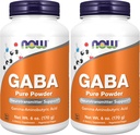 עכשיו תוספים, GABA (Gamma-Aminobutyric Acid) אבקה, תמיכה נוירוטרנסמיטר *, 6-Ounce (Pack of 2)