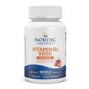 Nordic Naturals ויטמין D3 5000 מסטיקנים, פירות תשוקה - 30 מסטיקנים - תמיכה עצמות בריאות, Mood, & Immune System - Vegetarian - Non-GMO - 30 משרתים