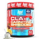 BPI Sports CLA + Carnitine Shreded - להמיר תאים שומן לאנרגיה ותמיכה שריר Lean, Boost Metabolism - non-Stimulant L-Carnitine - תוסף פירות (14.1 oz. / 50 משרתים)