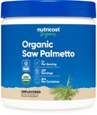 מזון אורגני Saw Palmetto אבקת 8oz - מוסמך USDA אורגני Saw Palmetto, גלוטן חינם