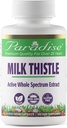 Paradise Herbs Milk Thattle 75:1 80% קפסולות צמחוניות, 60 הרוזן