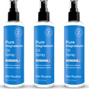 שמן מגנזיום טהור Spray - 8oz (3 Pack) - אורגני USP כיתה, שמן מגנזיום עבור רגליים, מגנזיום ממינרלים עתיקים - Aceite de Magesio paraesio לוס עוגות - Natural Magnesium Chloride, המיוצר בארצות הברית