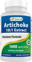 Best Naturals Artichoke לחלץ 1000 מ"ג Per Serve- 3rd Party Lab Tested - 180 קפסולות