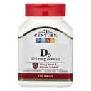 21st Century D 5000 IU Tablet, 110 Count