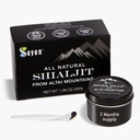 Sayan Pure Authentic Altai Shilajit Resin - 15 גרמים, 2 חודשים אספקה - תוספת גבוהה אורגני Fulvic Acid עבור נשים וגברים לתמוך במערכת החיסון, אנרגיה, ודוקס - טבעוני, non-GMOMOMO