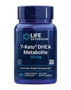 Life Extension 7-Keto DHEA Metabolite - Crank Up Your Fat-Burning Furnace - Non-GMO - Gluten-Free - 100 Mg - 60 קפסולות צמחוניות