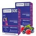 גלוקוזה SOS Glucose אבקת Packets עם Dextrose טבעי, Fast-Absorption זה אכזבות מיידיות בפה שלך עם No Water Needed, ברי מדאלי 12 משרתות