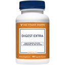 ויטמין Shoppe Digestense Enzymes- מקיף פורמולה עבור שומני, carbohydrates, וחלבון עיכול - מסייע גלטן והפסקת חלב ותמיכה Absorption תזונתי (180 קפסולות ירקות)
