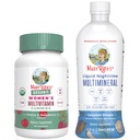 החניכיים של MaryRuth's Multivitamin לנשים (Cherry & Raspberry) & Liquid Nighttime Multimineral קוקוס (32oz) | פרויקט תוויות נקי מאומת ®