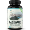 Premium Klamath Lake Blue Algae - More Powerful Than Spirulina ו- Chlorella תוספים | Pure Chlorophyll Rich Superfood, שמקורו אורגני קלאמה לייק, 500 מ"ג, 60 קפסולות טבעוניות