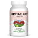 Maxi Health Circu-E 400 IU - ויטמין טבעי E - תמיכה במערכת ההגנה של הגוף - 60 קפסולות - כשרות