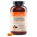 NatureWise Turmeric Curcumin 500 מ"ג עם Black Peppergels - כוח נוסף, הגדלת Absorption - 95% Curcuminoids & BioPerine עבור תמיכה Immune - Gluten-Free, non-GMO - 180 הרוזן [6-Month אספקה]