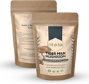 Tiger Milk Mushroom תוסף (Lignosus Rhinocerus) 3oz (85g) | תומך Lungs & Respiratory Health - Herbal Extract - Non-GMO, טבעוני, אורגני | 40 משרתים
