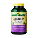 Spring Valley Cinnamon Dietary, 1000 מ"ג, 400 Count - תוספי Cinnamon, קפסולות קינמון, Cinnamon