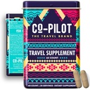 ויטמין נסיעות עבור טיסה ודיילי, Jet Lag, אנרגיה, Immune, תמיכה עיכול, לקדם את Calmness עם Ashwagandha, Rhodiola, Chia & D3 for Better Sleep & Mood | טבעוני, 60 הרוזן