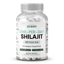 אורגנים Ocean One-Per-Day Shilajit for Men and Women - Natural Shilajit Supplement for Age-Defying,עצמות העצם, תמיכה הורמונלית ועוד - 30 קפסולות שילאג'יט טבעי