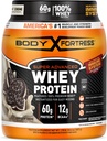 גוף מבצר Super מתקדם אבקת חלבון Whey, עוגיות N' Creme, 60g חלבון ו 12g BCAAs Per 2 Scoops, שריר רווח & התאוששות, Immune תמיכה עם ויטמינים C & D, 1.78lbs (Packaging May Vary)